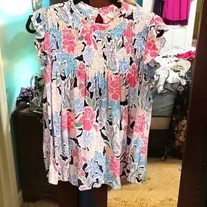 Crown and Ivy Cap sleeve top